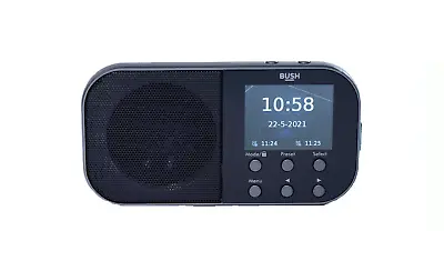 Bush Portable Handheld FM/DAB+ LCD Color Display Radio - Black 9381689 • £24.99