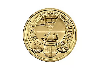 2010  Capital Cities Belfast £1 One Pound Coin - Circulated • £3.50