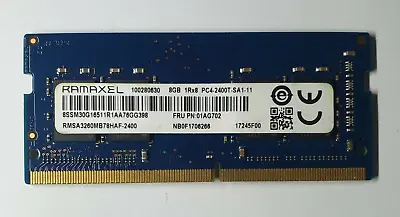 RAMAXEL 8GB 1x8GB DDR4 2400MHz PC4-2400T 19200 260pin Laptop RAM Memory SODIMM  • £214.99