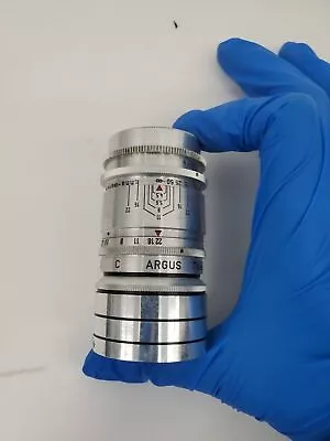 Argus C Tele-Sandmar 100mm F4.5 Telephoto Lens Argus C-3 Mount Untested • $9.99