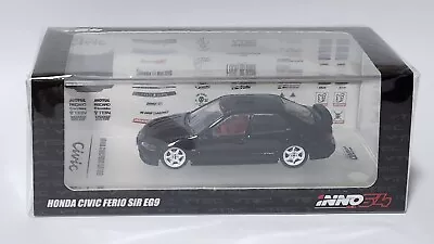 1:64 Inno64 Inno Honda Civic Ferio Sir EG9 Black JDM Diecast • $42