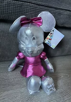 Disney 100 Years Of Wonder Metallic Minnie Mouse Plush - New With Tags • £15