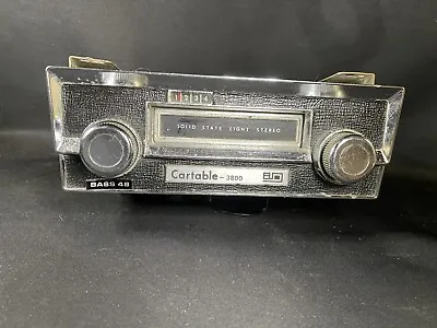 Vintage Rare  Car Stereo CARTABLE -  Model  3800 -  8 Track Player  4494 • $22