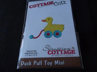 Mini Duck Pull Toy Cutting Die From Cottage Cutz • £3