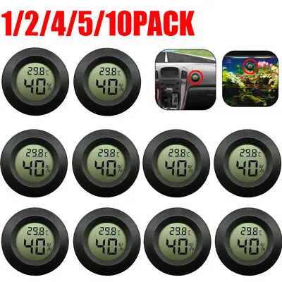 LOT Digital Temperature Mini Humidity Meter Gauge Thermometer Hygrometer Degree • $33.99