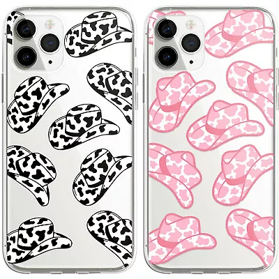 The Cowgirl Cowboy Cow Spots Hat Phone Case For Iphone 14 11 13 12 Pro Max XR 7 • $3.34