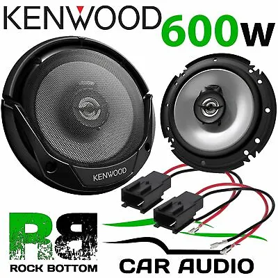 KENWOOD PEUGEOT 106 1998 5.25  2 Way 500 Watts Car Front Speakers And Connectors • £39.99