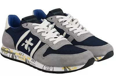 New Premiata Sneakers Pa And Leather Suede Size 11 Us 44 Eu Psx21 • $159