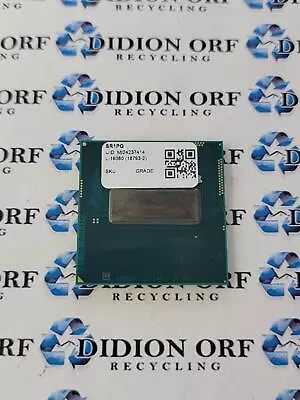 Intel CPU Core I7-4710MQ 2.50 Ghz 4 Core 8 Thread SR1PQ SKU 8140 • $29.99