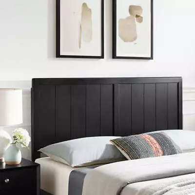 Modway Robbie Mid-Century Wood Panel Style Headboard - Choose Color/Size • $184.99