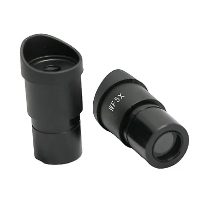 New Pair WF5X WideField Stereo Microscope Eyepiece 30mm Tube FotoHigh • $29.46