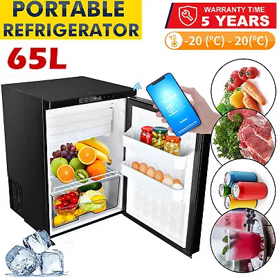 Gearzaar CR65 65L Black Campervan Boat 12v Or 24v DC Compressor Fridge Freezer • £389.95