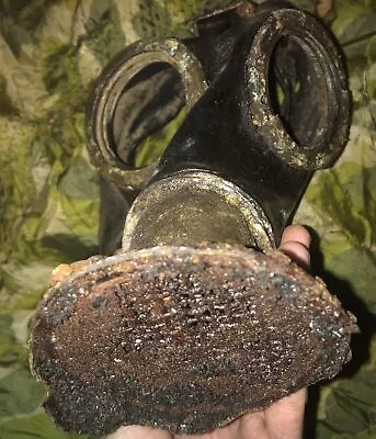 WWII Gasmask GERMAN Original Battlefield Artifact Relic Deutsch WW2 • $146.49