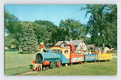 1950's. Vilas Park & Zoo. Madison Wis. Mini Train Locomotive. Postcard. Gg18 • $12