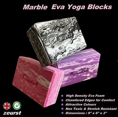 Yoga Blocks Exercise Fitness • £6.99