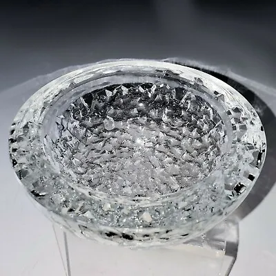 1930s A. Verlys ICE Textured Nut Or Candy Bowl Made In France Embossed Mark • $30