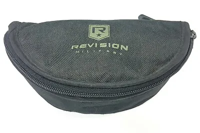 REVISION MILITARY SUNGLASSES EYE GLASS BLACK CARRY CASE / HOLDER / POUCH Us Army • $8