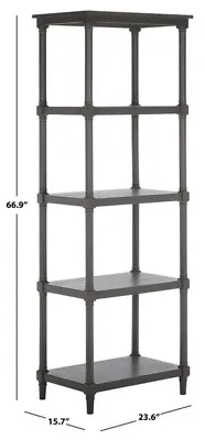 Safavieh Odessa 5 Tier Bookcase Reduced Price 2172722475 AMH5721A • $114