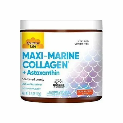 Maxi-Marine Collagen + Astaxanthin 3.9 Oz By Country Life • $38.01