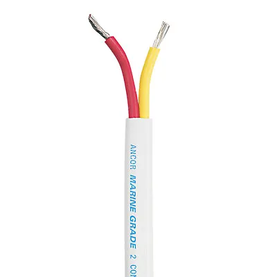Ancor Marine 14 AWG Flat Boat Safety Duplex Cable Electrical Wire 100FT ROLL • $54.97