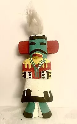 Hopi Eagle Route 66 Style Kachina /Katsina Doll Hand Carved Late 20th Century • $91.25