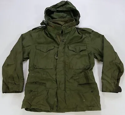 Rare Vintage Military Army Tactical Cargo Pockets Bomber Jacket 70s 80s Green • $74.99
