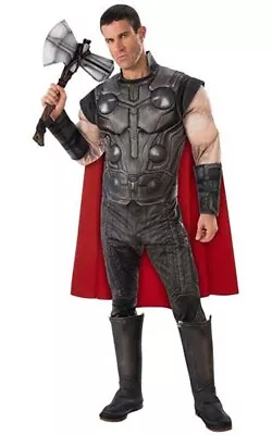 Licensed Thor Deluxe Adult Avengers Superhero Fancy Dress Halloween Costume • $119.95