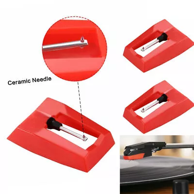 $5.89 • Buy 3x New Replace Diamond Stylus Record Player Needle For LP Turntable Phonograph