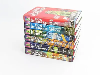 L Ron Hubbard Mission Earth Lot/Partial Set (6) BCE Hardcovers 4 5 7 8 9 10 • $34.99
