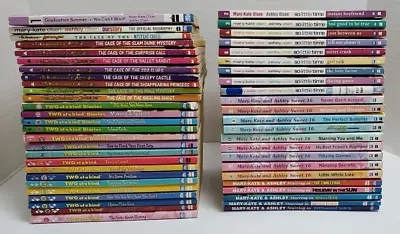 Mary-Kate And Ashley Book Lot Of 50 So Little Time Two Of A Kind Adventures Of • $112.45