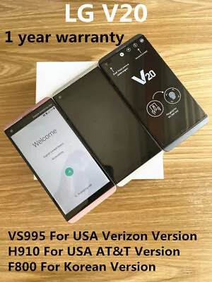 LG V20 VS995 H910 F800 64GB +4GB 16MP Fingerprint Unlocked Smartphone-New Sealed • $98.88