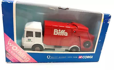 Corgi Biffa Refuse Truck 58603 Die Cast Red White T2690 C3643 • £14.99