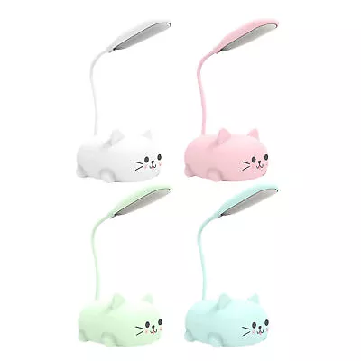 Mini Cat USB Lamp LED Cute Animal Night Light Rechargeable Table Lamp For Kids • $12.55