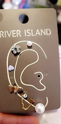 £20 • Buy Ladies Jewellery Earrings Headwear Bundle RIVER ISLAND  3 Items BNWT