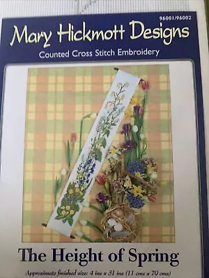 The Height Of Spring Cross Stitch Chart By Mary Hickmott • £4.50