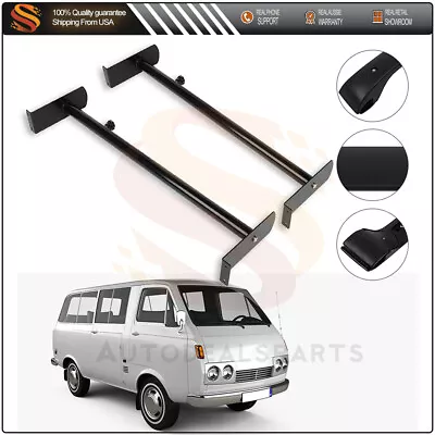 2 Bars Van Ladder Roof Rack Bulky Tools Carrier For Chevy GMC Express Ford Dodge • $66.02