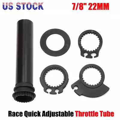 Quick Adjustable Throttle Tube To 22MM 7/8  Universal Fast Handle Bar Right Side • $11.95