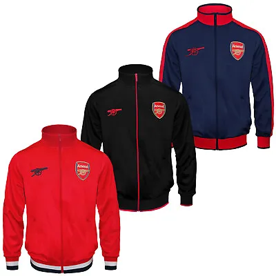 £24.99 • Buy Arsenal FC Boys Jacket Track Top Retro Kids OFFICIAL Football Gift