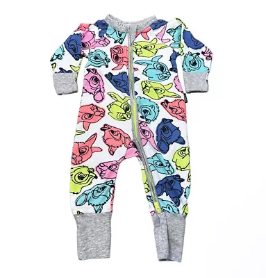 Bonds Disney Zippy Sz 3-6 Months Thumper Bambi EUC Z2 • $36