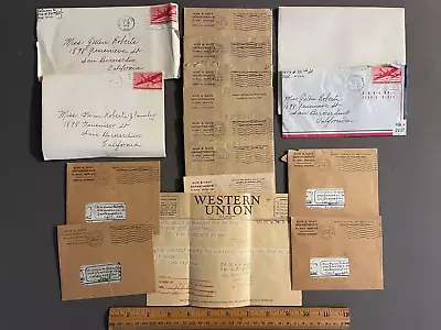 16 Wwii Era Military Soldier Letters V Post To Miss. Gwen Roberts Dec 1943 Lot 9 • $27.97