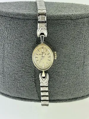 Rolex Vintage Ladies Cocktail Watch White Dial No Papers  • $1800