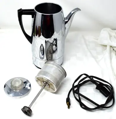 Vintage Sunbeam Art Deco Coffeemaster AP10A Percolator Coffee Pot Electric Works • $99.99