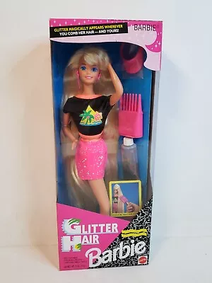 Glitter Hair Barbie Doll 1993 Mattel 10965 Nrfb  • $49.95