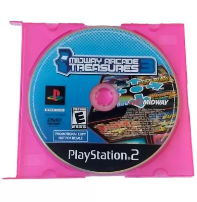 Midway Arcade Treasures 3 Promotional Copy PS2 DISC ONLY • $17.99