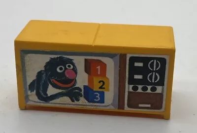 Fisher Price Little People SESAME STREET Yellow TV Grover #938 Television • $13