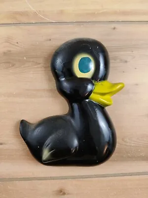 Vintage Miller Studio Black Mother Duck 1978 Bathroom Decor Chalkware ? • $13.96