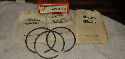 39-45205A12 Fits Mercury Merc 650 1100 65/110 HP .015 OS Piston Ring Set Of 12 • $34.99