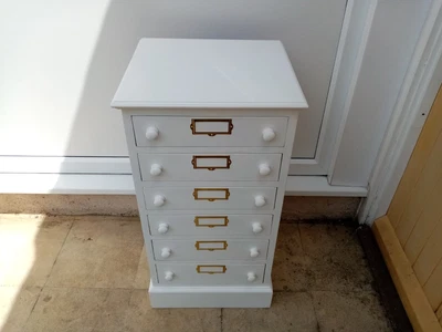 £195 • Buy Vintage Collectors Chest, Chest Of Drawers ,filing Cabinet.