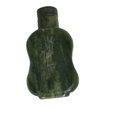 Green Jade Snuff Bottle 18th Century Antique Chinese Qing Dynasty • $400