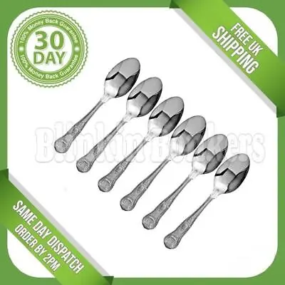 £6.19 • Buy 6 Kings Pattern Dessert Spoons Set Of Six Quality Design Catering Grade Cutlery